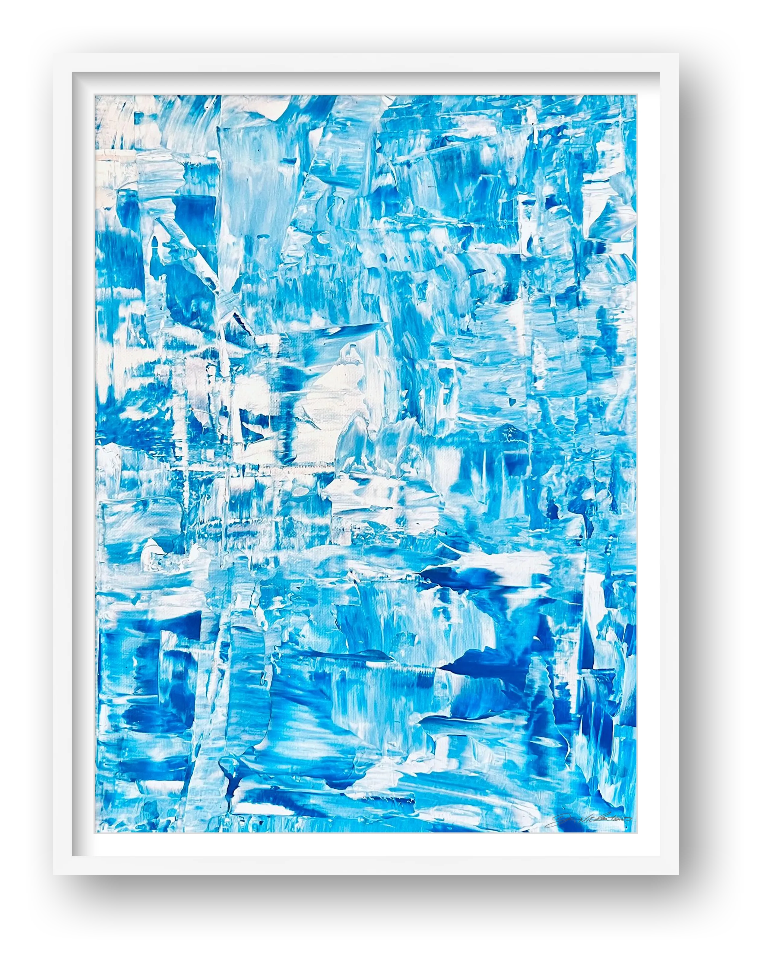 Riflessi d’Azzurro_Sebastien DI NICOLANTONIO — framed