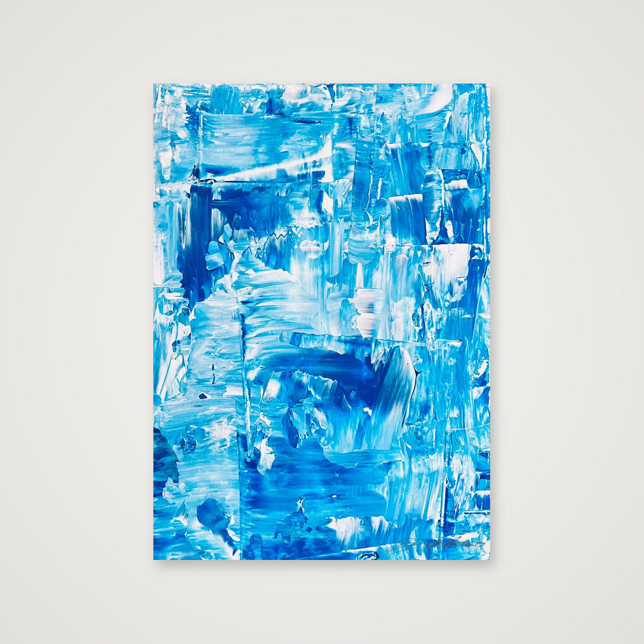 SANTORAZZURO_sebastien di nicolantonio — A3 (30×42cm, 12×17") Print only