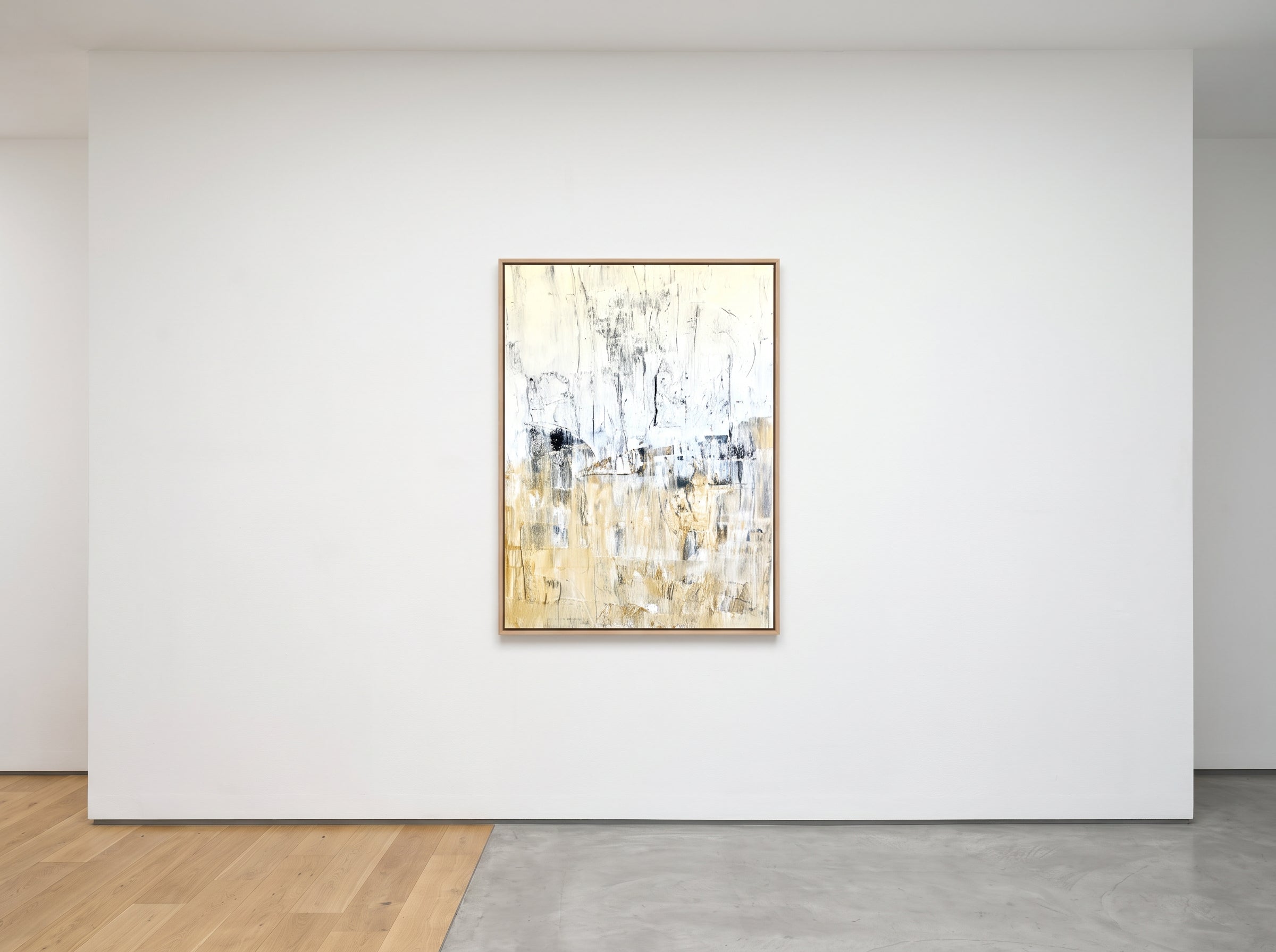 Balladoro, a one-of-a-kind contemporary acrylic painting on canvas, created by artist Sébastien Di Nicolantonio for DI NICOLANTONIO PARIS.