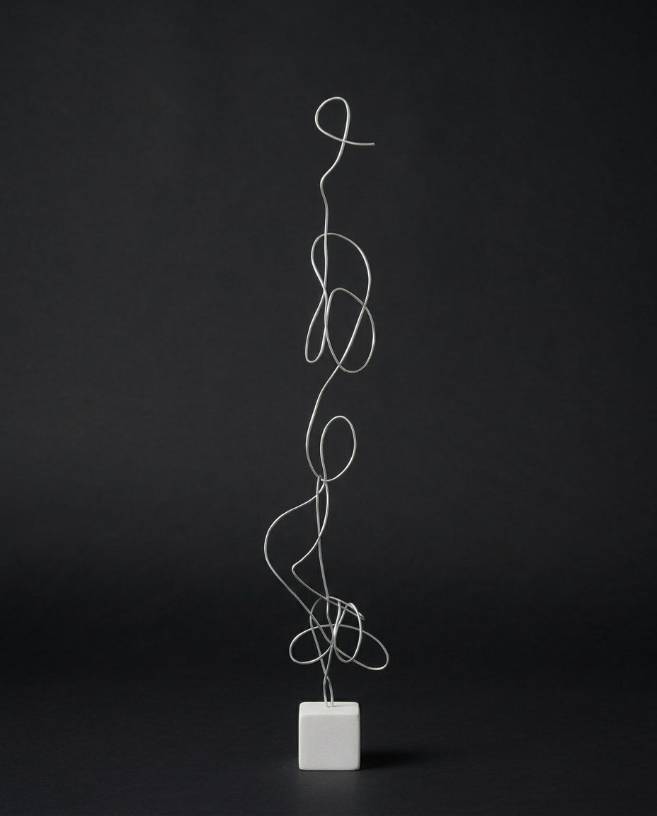 Chant Vegetal, a one-of-a-kind contemporary sculpture in galvanized steel, created by artist Sébastien Di Nicolantonio for DI NICOLANTONIO PARIS.